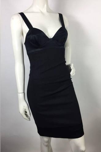 Rebecca Taylor  Wool Underwire Bustier Fitted Bodycon Dress 0