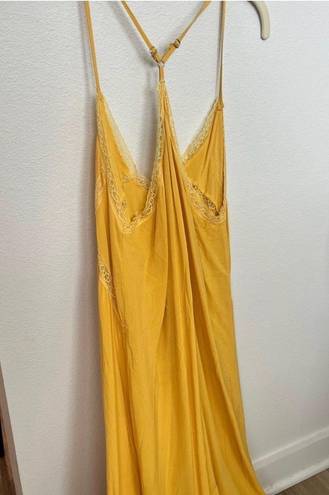 MIDI yellow dress Size M