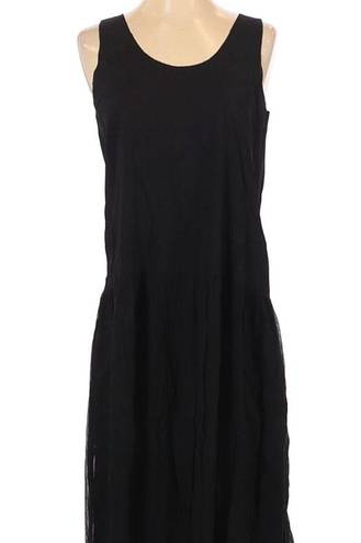 Eileen Fisher  black silk Dress