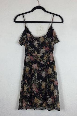 Bailey 44 Revolve Object Of Desire Winter Floral Ruffle Mini Dress Small