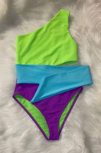 Beach Riot Lime Green One-Piece Swimsuit