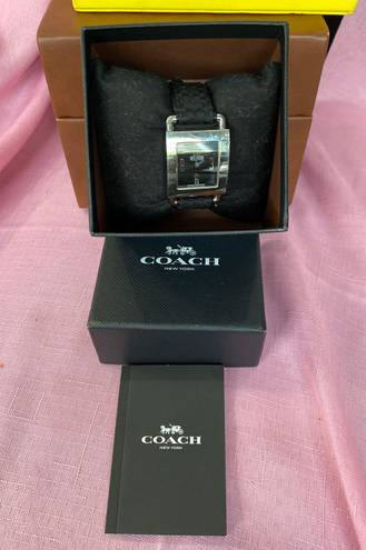 Coach Women’s Signature Black Watch