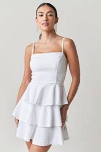 Francesca's White Graduation Dress