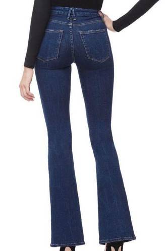 Good American high waisted flared jeans. 2