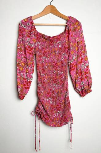 Jessica Simpson Floral Bodycon Mini Dress Size XS