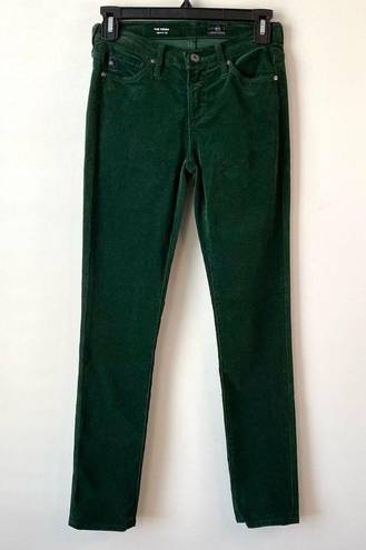 AG Adriano Goldschmied  The Prima Corduroy Cigarette Leg Jeans Green 24