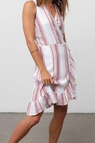 Rails  Madison Wrap Dress in Jewel Stripe