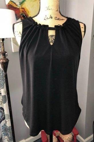 Ny&co Sleeveless Black Top