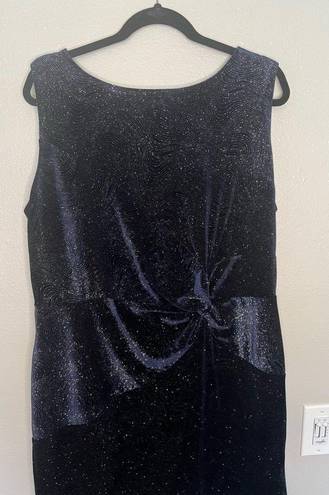 Scarlett  navy blue glitter formal dress