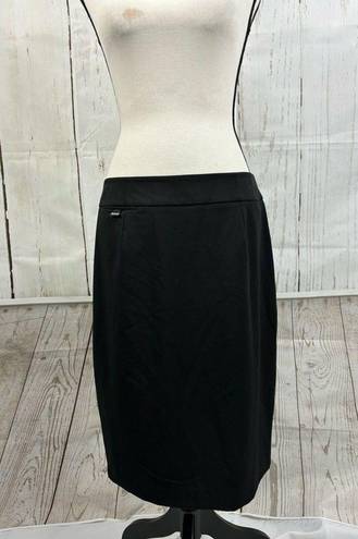 Calvin Klein 🍎5/25  Pencil Classic Work Office Black Skirt