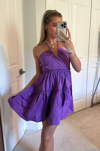 Amazon Purple Mini Dress