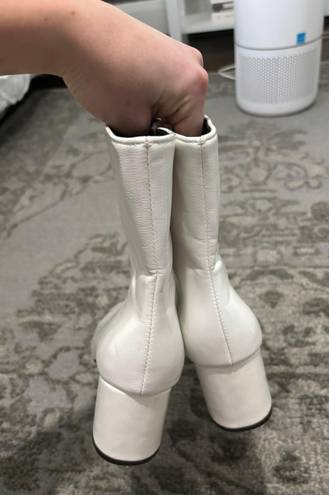 White Bootie Size 8.5