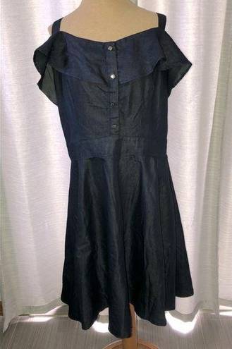 Eighty Eight Woman’s Plus Size  Jean Dress 2X