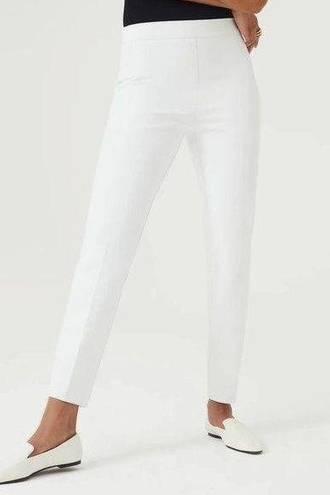 Spanx  On-the-Go Ankle Slim Straight White Ultimate Opacity Pants Size M