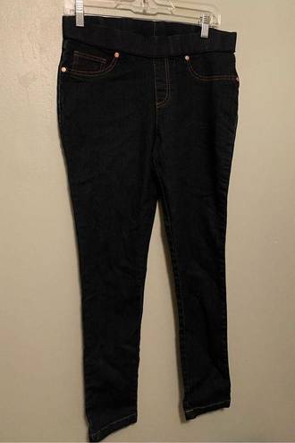 Faded Glory  Dark Wash Pull On Skinny Jeans Size 10 NWOT