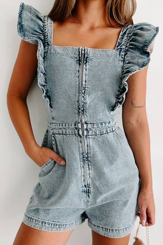 Gilli Denim Romper Blue Size M