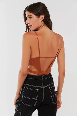 Urban Outfitters Out From Under Dark Side Strappy High-Leg Bodysuit