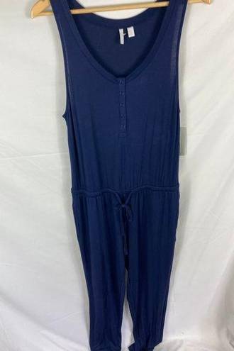 Nordstrom NWT  Navy Blue Sleeveless Jumpsuit Size Medium