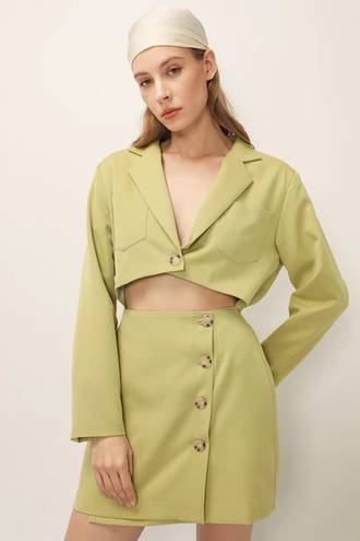 Storets Cassidy Cutout Dress in Green