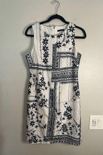 Tommy Hilfiger  blue and white eyelet floral dress