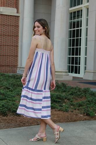 Bebop Purple/Pink Striped Sundress