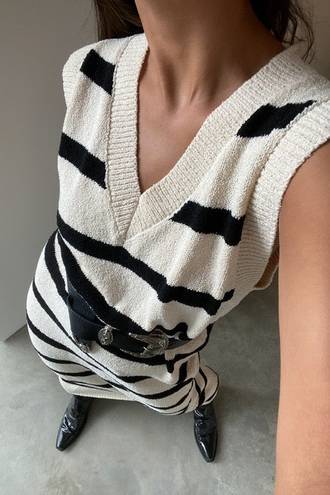 Et Clet As if Striped Knit Dress 