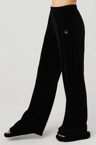 Alo Yoga Alo Black Chenille Wide Leg Pants 60 From Chloe