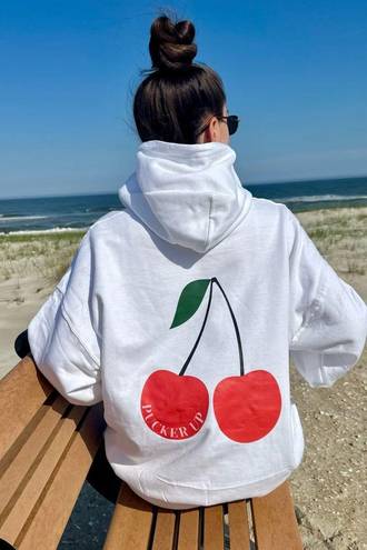 Jerzees Hoodie Cherry 🍒 Sweatshirt