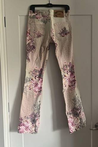 Just Cavalli  floral jeans