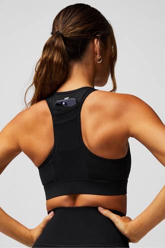 Fabletics Black Trinity High Impact Sports Bra