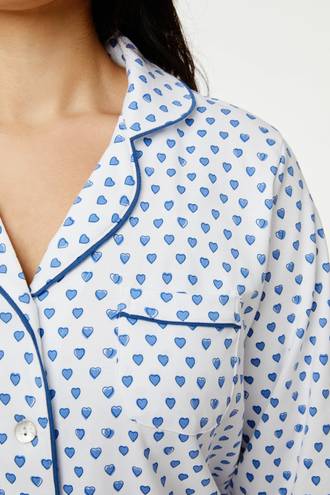 Roller Rabbit Blue Heart Pajamas