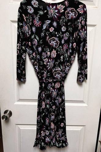 Leota  Size 2XL‎ Plus dress Black Floral Stretch Sexy Xxl Work Party 180901