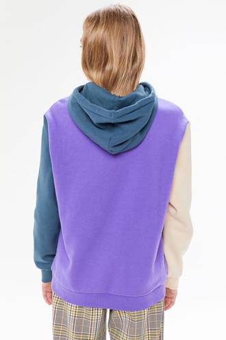 FILA UO Exclusive Dericia Colorblock Hoodie Sweatshirt Size S