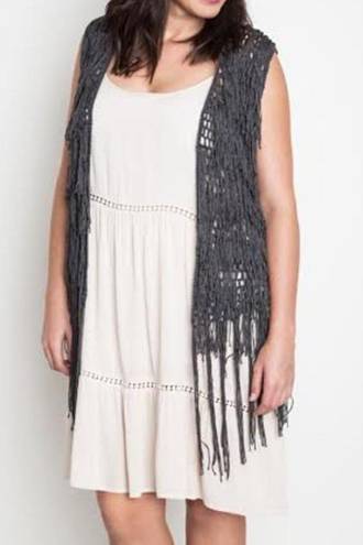 Umgee Sleeveless Fringe Vest