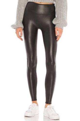 Spanx  Faux Leather Black High Rise Faux Leather Leggings Women’s Size XS