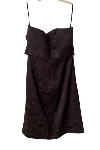 White House | Black Market  Size 12 Jacquard Black Dress