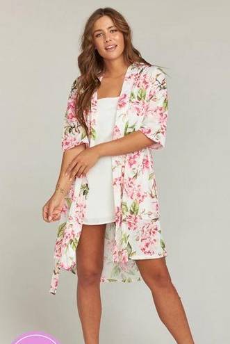 Show Me Your Mumu  Floral Pink Robe