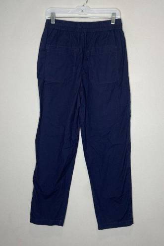 Anthropologie NWT Maeve  Tenley Twill Track Pant Joggers Navy Size Small