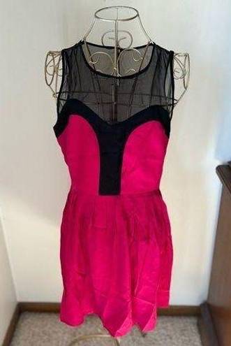 Parker  pink and black dress