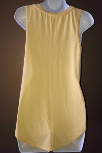 Isabel Maternity Yellow Tank Top “Mamas Little Sunshine” Size Small