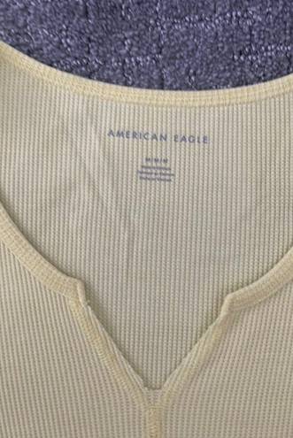 American Eagle Yellow  Long Sleeve