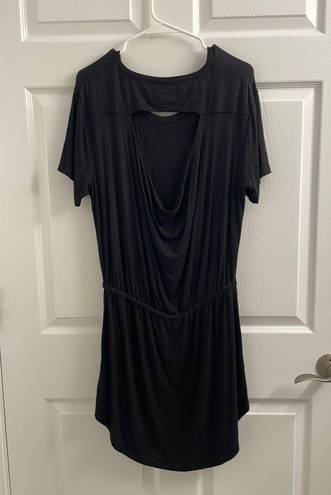 Chaser Revolve Black T-shirt Dress