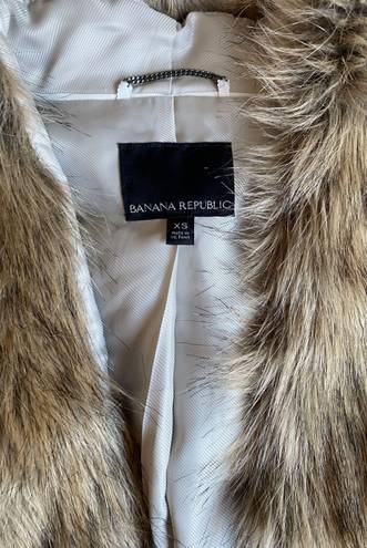 Banana Republic Faux Fur Vest