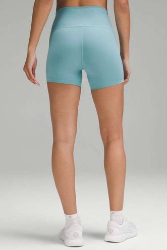 Lululemon Wunder Train High-Rise Shorts 4” - Tidal Teal