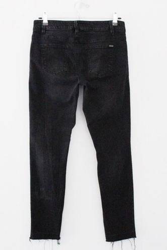 Max jeans Skimmer Distressed Straight Leg Jeans