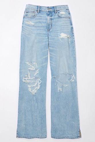 American Eagle super high rise baggy wide leg jeans