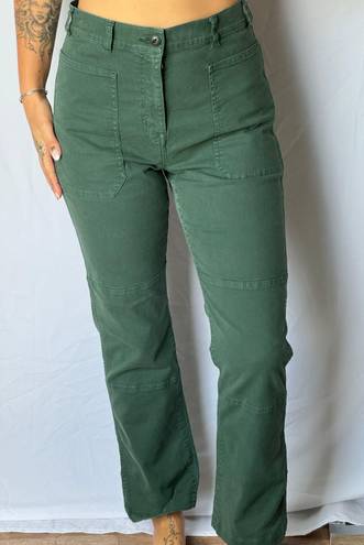 Madewell Green 90s Straight Pant