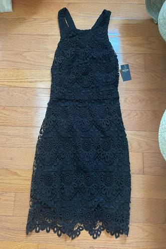 Hollister Black lace dress