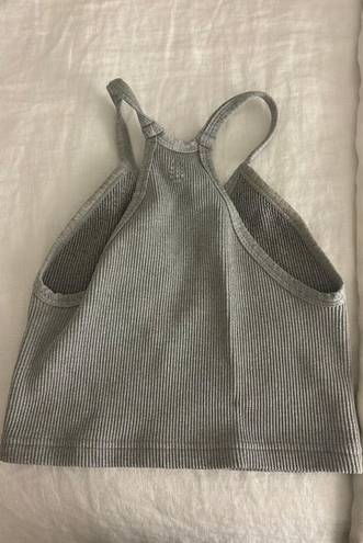 Free People Movement Heather Gray Happiness Runs Tank