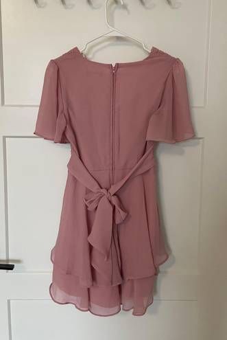 JC Penny  B. Darlin Pink Dress